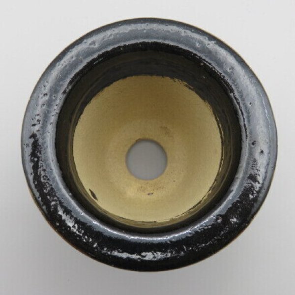 画像4: 錦鉢　加茂黒　耳付き　 (4)