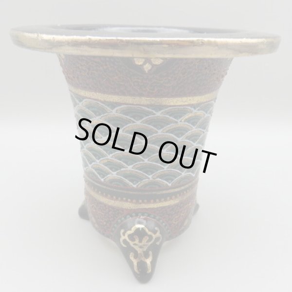 画像2: 万年青鉢　加茂黒 (2)