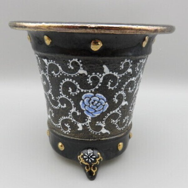 画像3: 万年青鉢　加茂黒 (3)