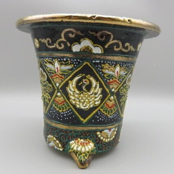 画像3: 万年青鉢　加茂黒 (3)