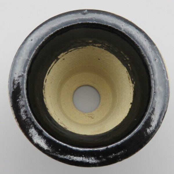 画像4: 万年青鉢　加茂黒 (4)